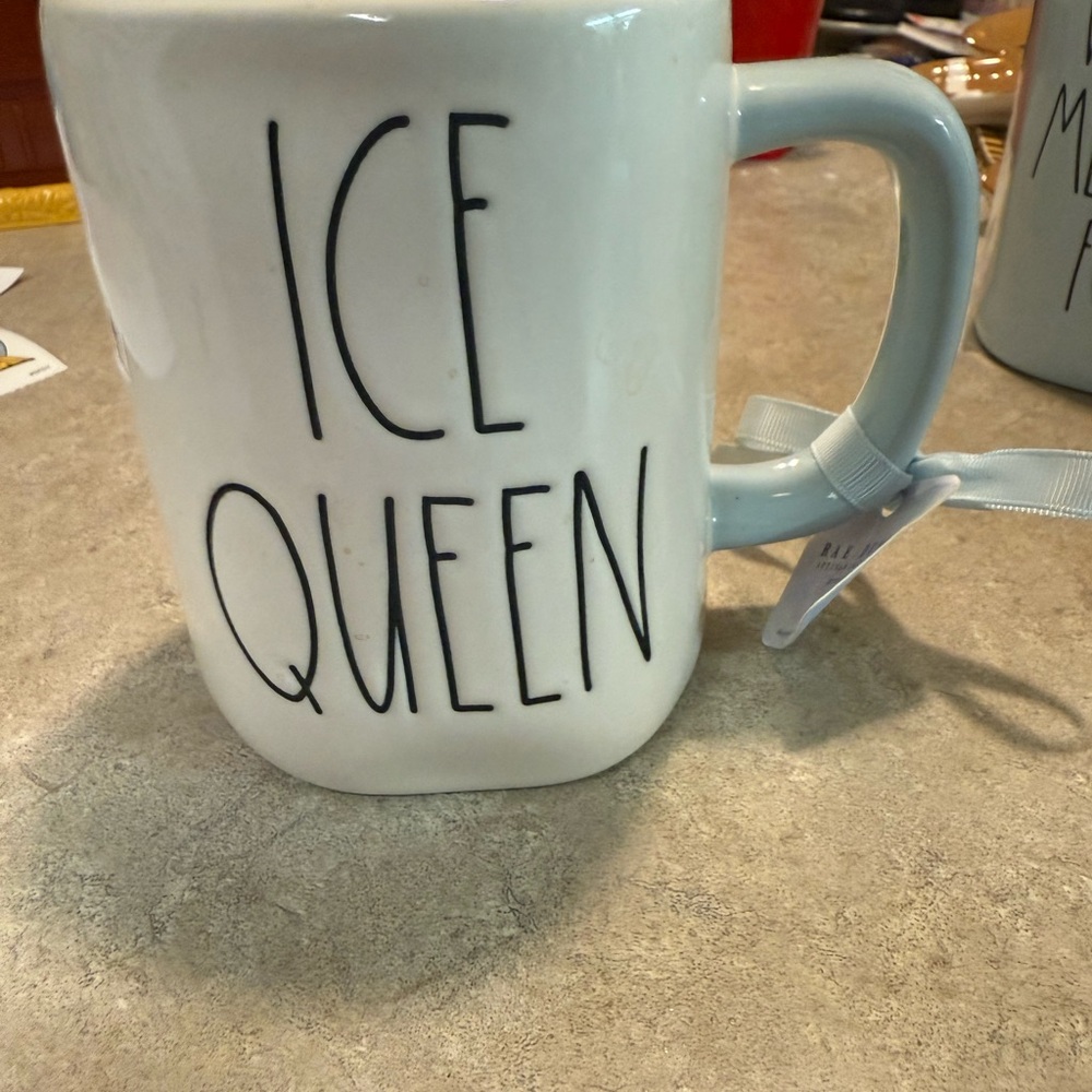 Rae Dunn White Ice Queen Mug